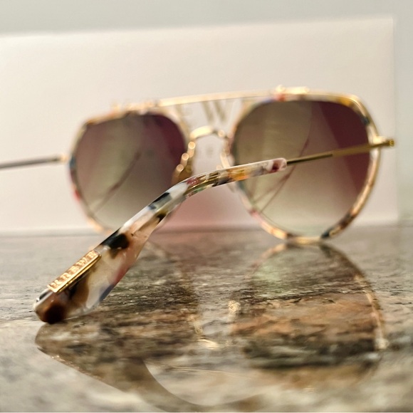 KREWE Sunglasses - BAKER - 18K Titanium + Gelato Mirrored - Picture 7 of 10